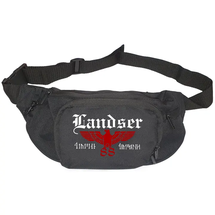 Bestickte Gürteltasche "V1" - Landser, Adler 88