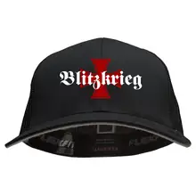 Besticktes Flexfit Basecap "Hödur" - Blitzkrieg Vorderseite