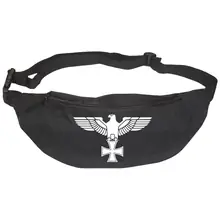 Bestickte Gürteltasche "V2" - Adler, Kreuz Vorderseite