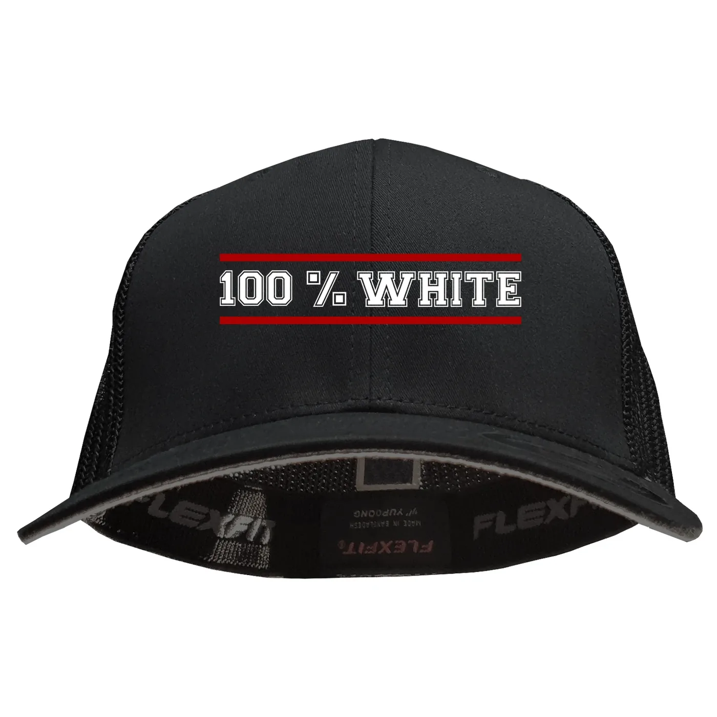 Besticktes Flexfit Basecap "Hödur" - 100% White