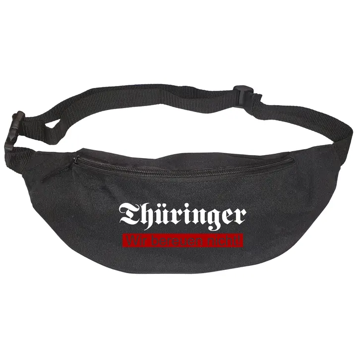 Bestickte Gürteltasche "V2" - Thüringer, wir bereuen nicht