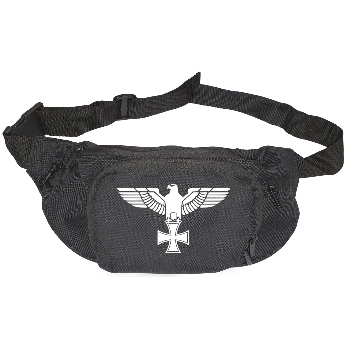Bestickte Gürteltasche "V1" - Adler, Kreuz