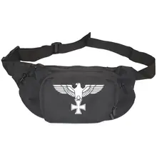 Bestickte Gürteltasche "V1" - Adler, Kreuz Vorderseite