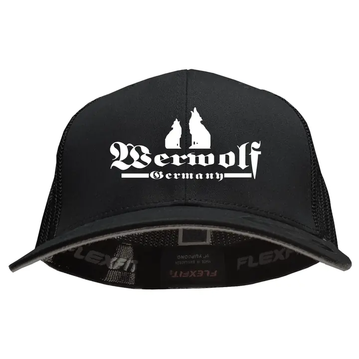 Besticktes Flexfit Basecap "Hödur" - Werwolf Germany mit Wolf