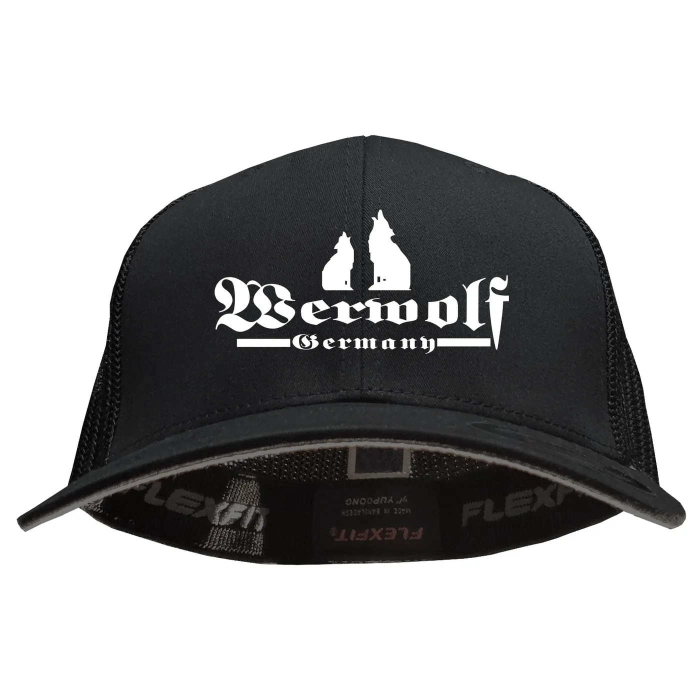Besticktes Flexfit Basecap "Hödur" - Werwolf Germany mit Wolf