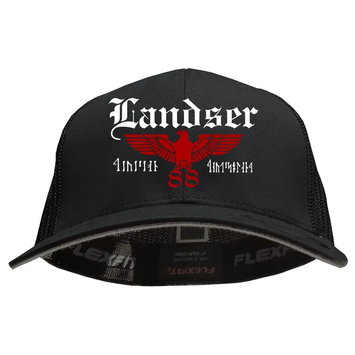 Besticktes Flexfit Basecap "Hödur" - Landser, Adler 88