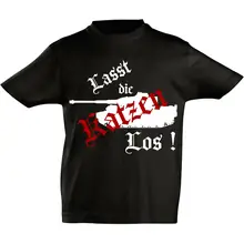 Kinder T-Shirt - Lasst die Katzen los - gewählte Variante