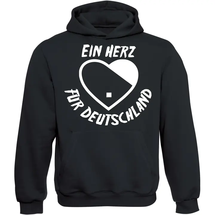 Kinder Kapuzenpullover - Ein Herz für Deutschland
