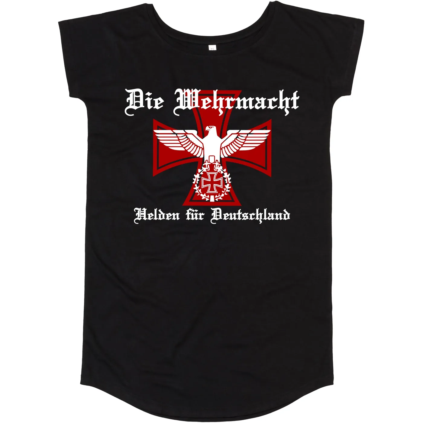 Damen T-Shirt Kleid - Die Wehrmacht, Helden für Deutschland
