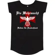 Damen T-Shirt Kleid - Die Wehrmacht, Helden für Deutschland - gewählte Variante