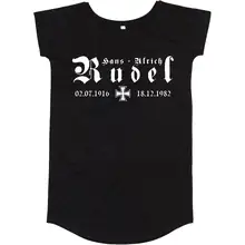 Damen T-Shirt Kleid - Hans Ulrich Rudel, Kreuz - gewählte Variante