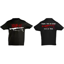 Kinder T-Shirt - Mg42 Einigkeit, Recht und Freiheit Vorder- und Rückseite