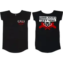 Damen T-Shirt Kleid - GNLS, Schlagring Vorder- und Rückseite
