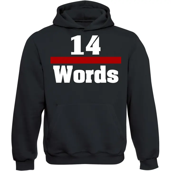 Kinder Kapuzenpullover - 14 Words
