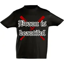 Kinder T-Shirt - Braun is beautiful Vorderseite