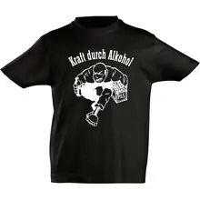 Kinder T-Shirt - Kraft durch Alkohol - gewählte Variante
