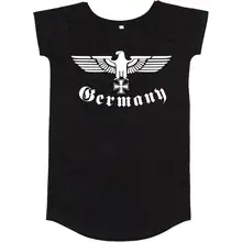 Damen T-Shirt Kleid - Germany, Adler Vorderseite