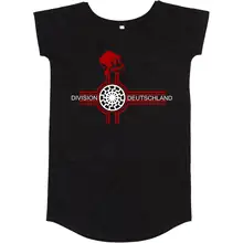 Damen T-Shirt Kleid - Divison Deutschland Vorderseite