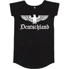 Damen T-Shirt Kleid - Adler, Deutschland Vorderseite
