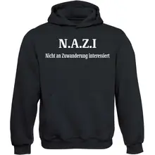 Kinder Kapuzenpullover - Nazi nicht an Zuwanderung interessiert Vorderseite