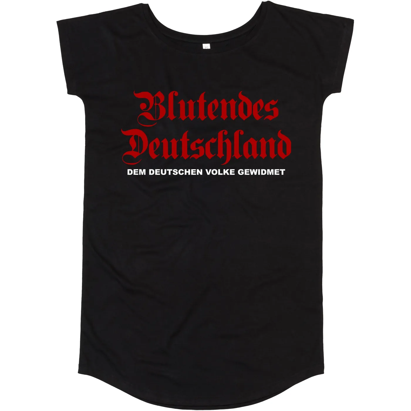 Damen T-Shirt Kleid - Blutendes Deutschland