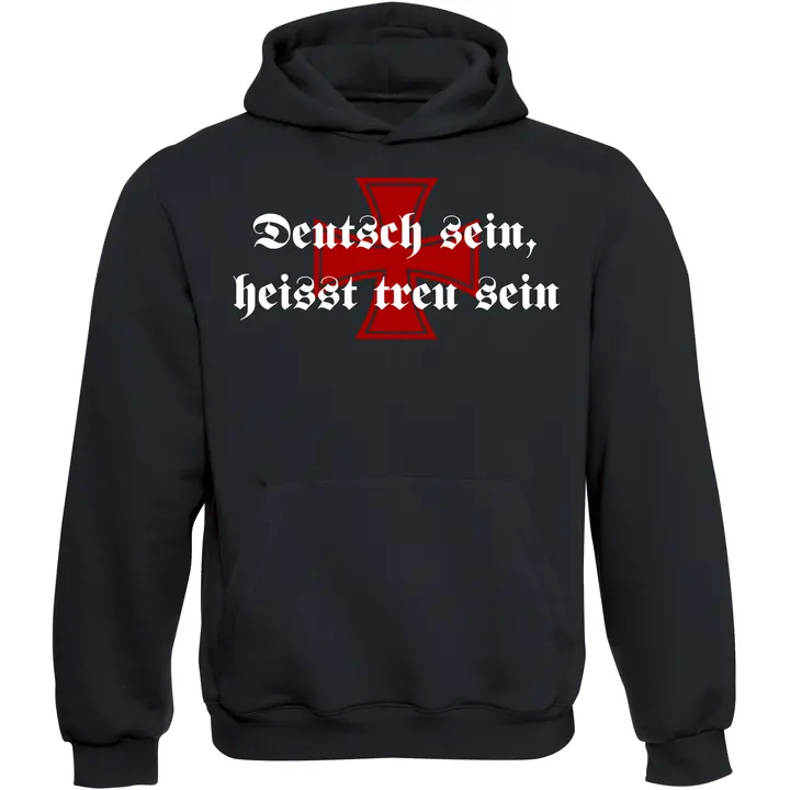 Kinder Kapuzenpullover - Deutsch sein, heißt treu sein
