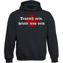 Kinder Kapuzenpullover - Deutsch sein, heißt treu sein - gewählte Variante