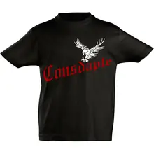 Kinder T-Shirt - Consdaple, Adler im Flug Vorderseite