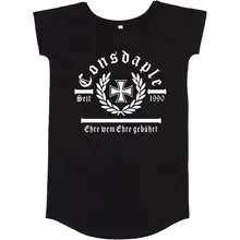 Damen T-Shirt Kleid - Consdaple, Ehre wem Ehre gebührt Vorderseite