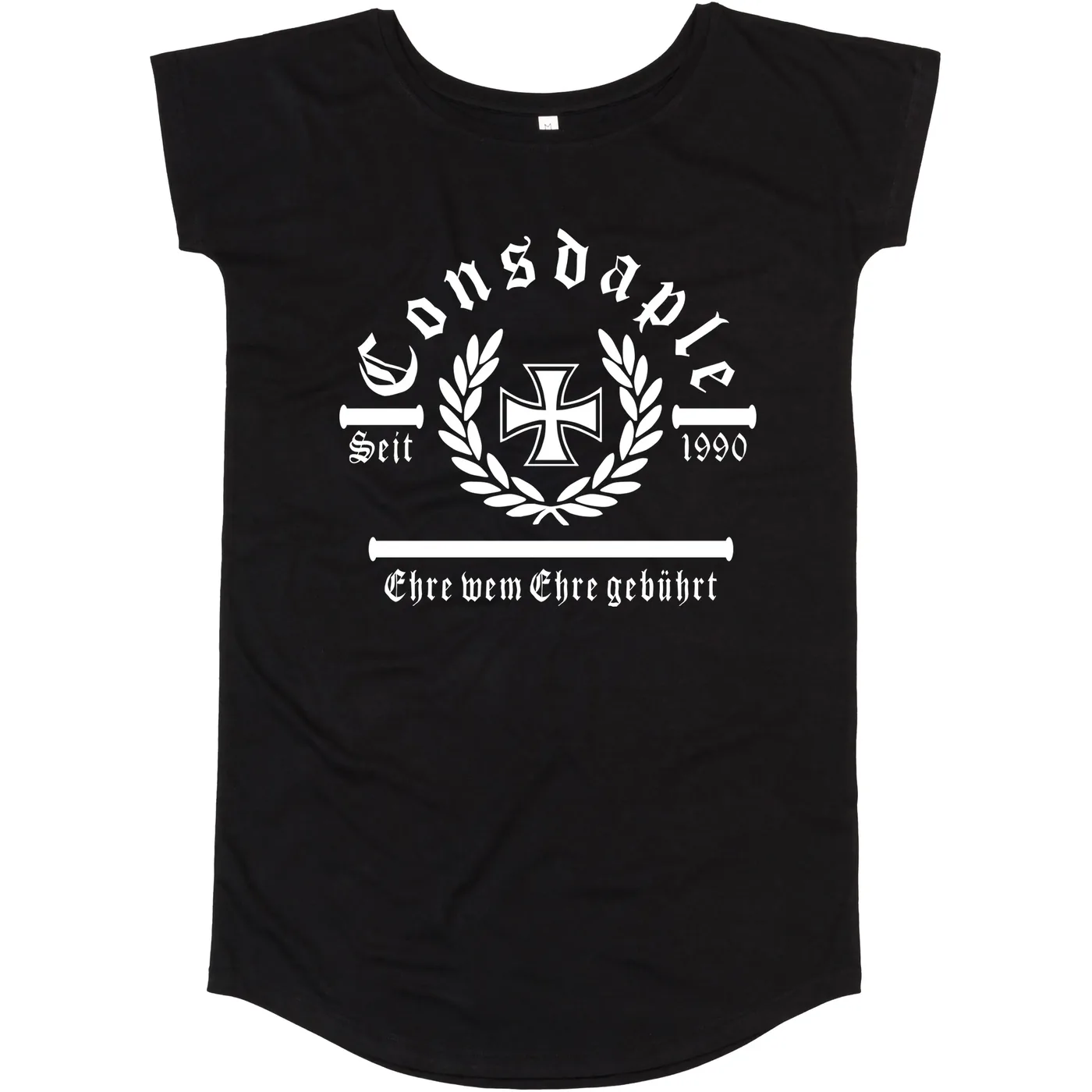 Damen T-Shirt Kleid - Consdaple, Ehre wem Ehre gebührt