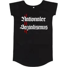 Damen T-Shirt Kleid - Nationaler Sozialismus - gewählte Variante