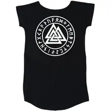 Damen T-Shirt Kleid - Mein Schwert für Tyr Rückseite