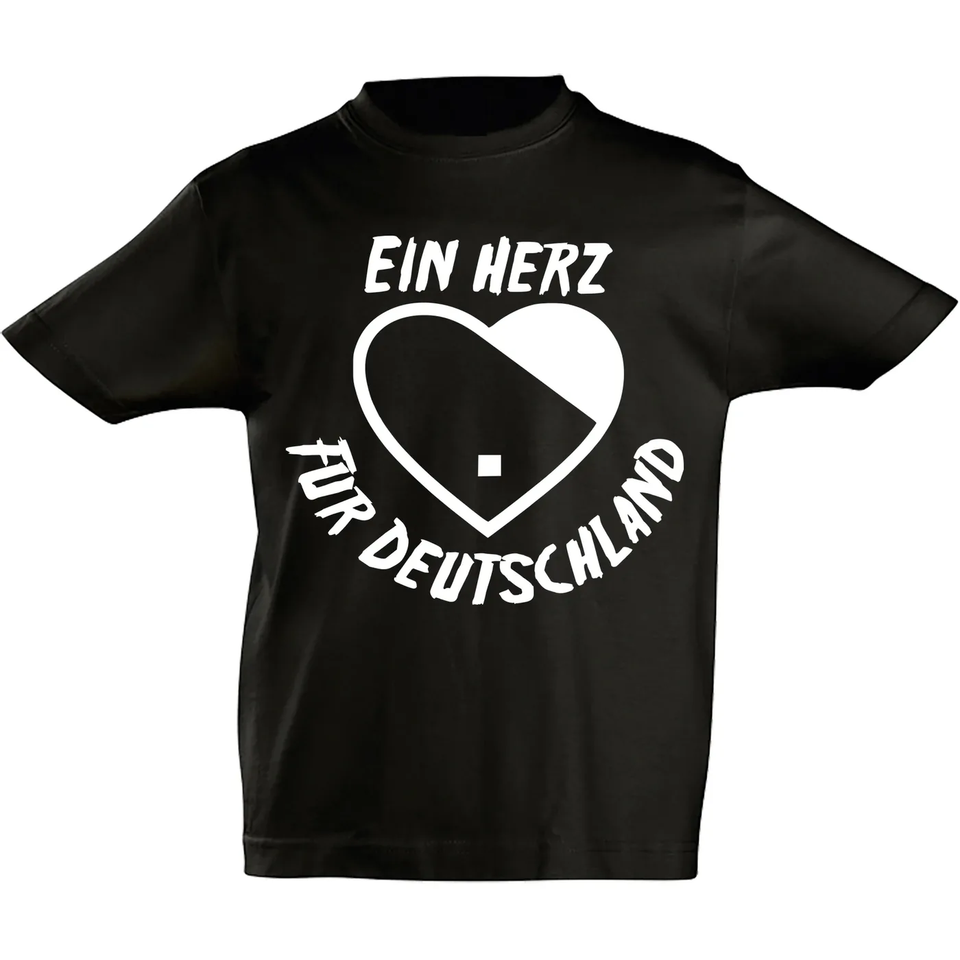 Kinder T-Shirt - Ein Herz für Deutschland