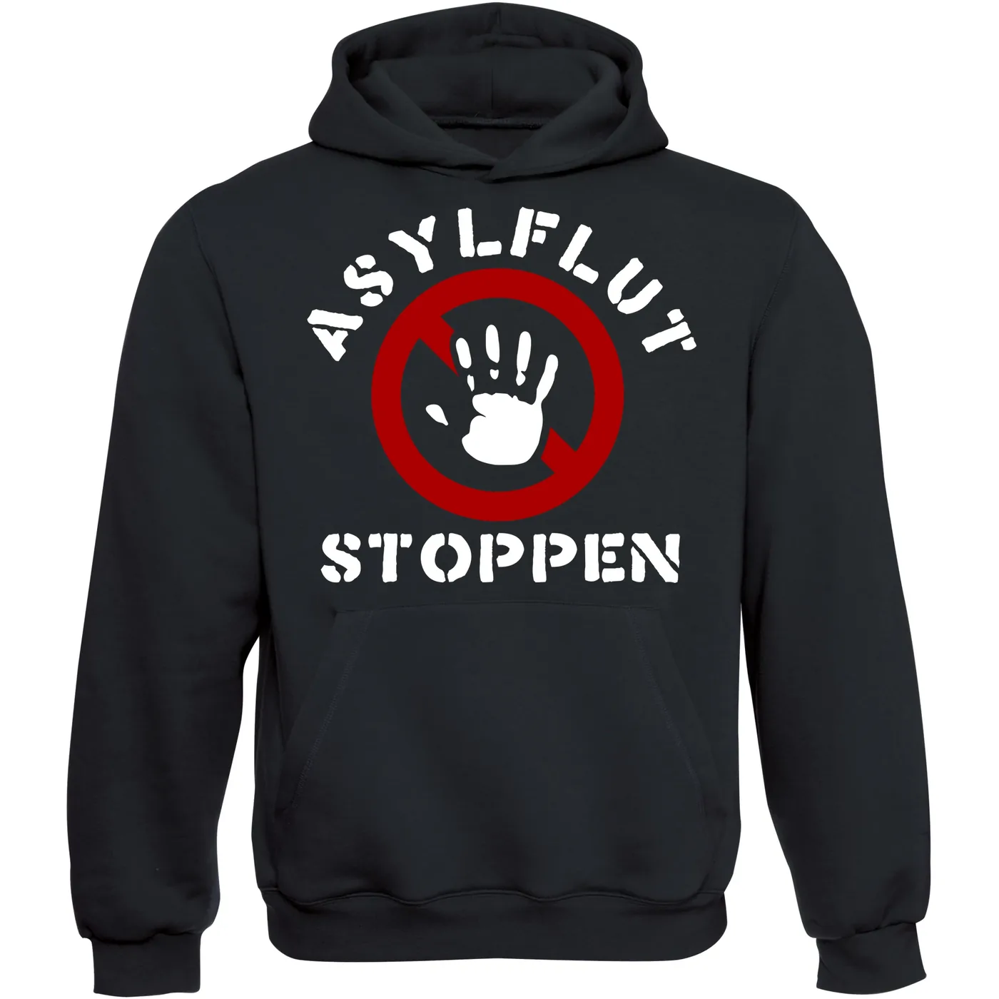Kinder Kapuzenpullover - Asylflut stoppen