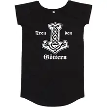 Damen T-Shirt Kleid - Treu den Göttern - gewählte Variante