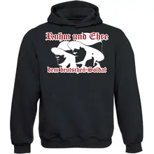 Kinder Kapuzenpullover - Ruhm und Ehre dem deutschen Soldat Vorderseite
