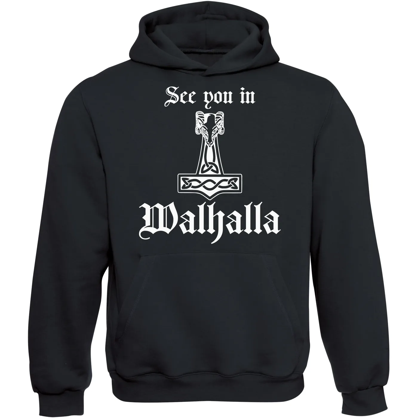 Kinder Kapuzenpullover - See you in Walhalla Thorhammer