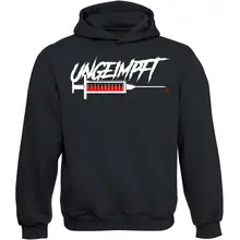 Kinder Kapuzenpullover - Ungeimpft, Spritze Vorderseite
