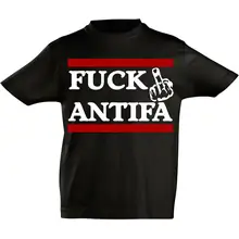 Kinder T-Shirt - Fuck Antifa Vorderseite