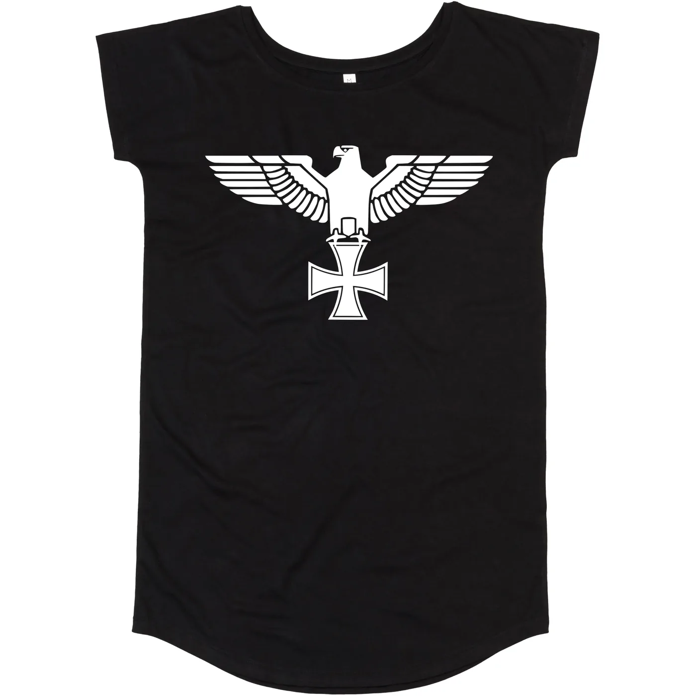Damen T-Shirt Kleid - Adler, Kreuz