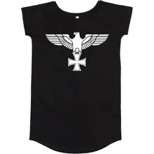 Damen T-Shirt Kleid - Adler, Kreuz - gewählte Variante
