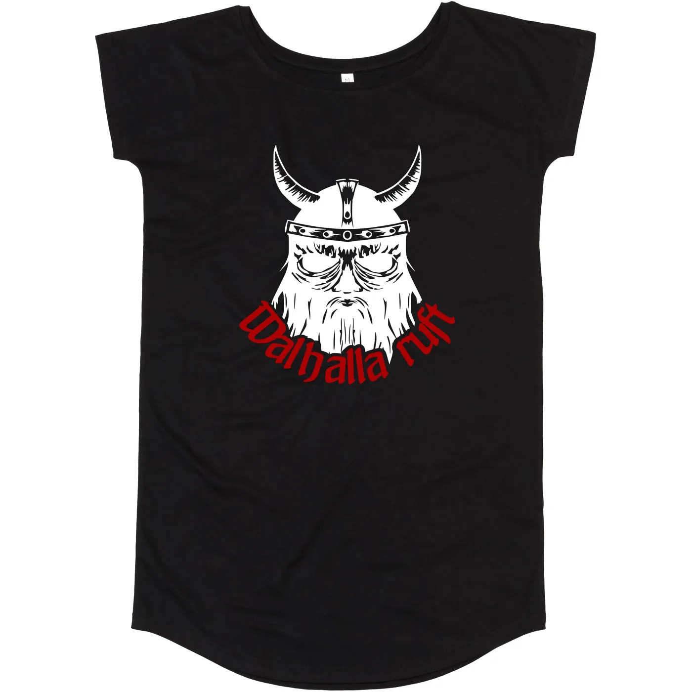 Damen T-Shirt Kleid - Walhalla ruft