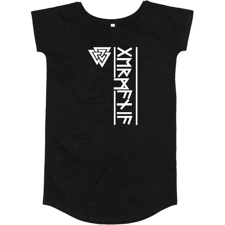 Damen T-Shirt Kleid - Germania Runen