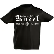 Kinder T-Shirt - Hans Ulrich Rudel, Kreuz Vorderseite
