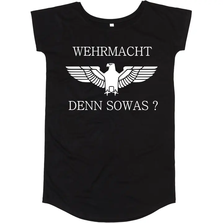 Damen T-Shirt Kleid - Wehrmacht denn sowas