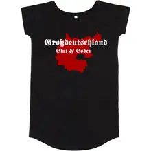 Damen T-Shirt Kleid - Großdeutschland Blut&Boden - gewählte Variante