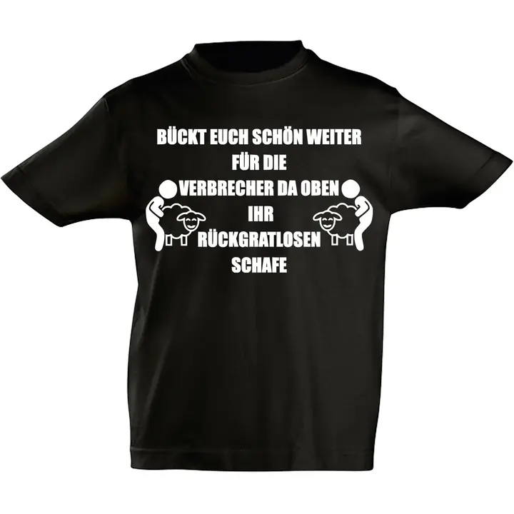 Kinder T-Shirt - Bückt euch schön weiter