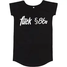 Damen T-Shirt Kleid - Fuck 86a - gewählte Variante