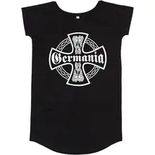Damen T-Shirt Kleid - Germania, Kreuz Vorderseite