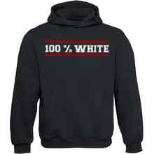 Kinder Kapuzenpullover - 100% White Vorderseite